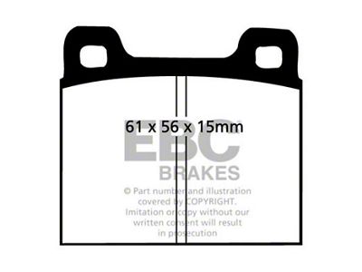 EBC Brakes Redstuff Brake Pad Sets Front & Rear - DP3104C