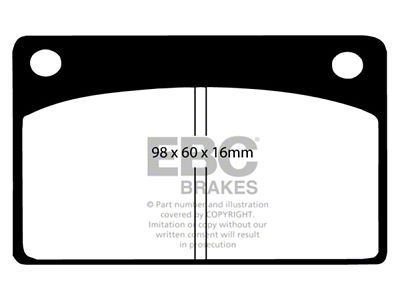 EBC Brakes Greenstuff Brake Pad Sets Fronts Only - DP2143