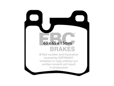 EBC Brakes Yellowstuff Brake Pad Sets Rears Only - DP4996R
