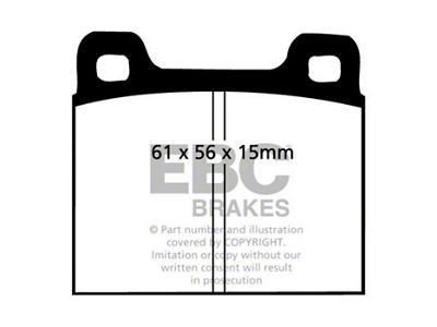 EBC Brakes Ultimax2 Brake Pad Sets Rears Only - UD031
