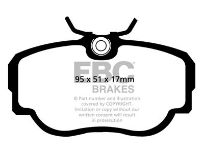 EBC Brakes Redstuff Brake Pad Sets Fronts Only - DP3779C