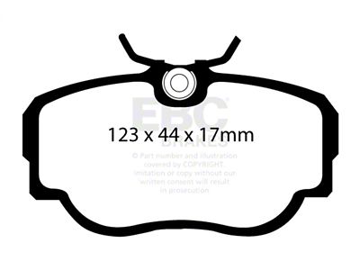 EBC Brakes Bluestuff Brake Pad Sets Fronts Only - DP5779NDX