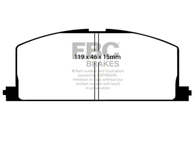 EBC Brakes Redstuff Brake Pad Sets Fronts Only - DP3453C