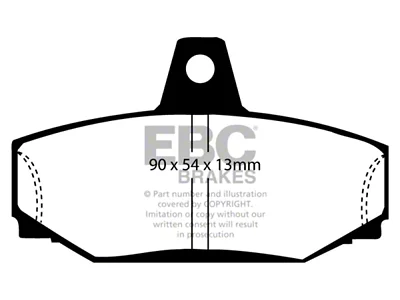 EBC Brakes Yellowstuff Brake Pad Sets Rears Only - DP4793R