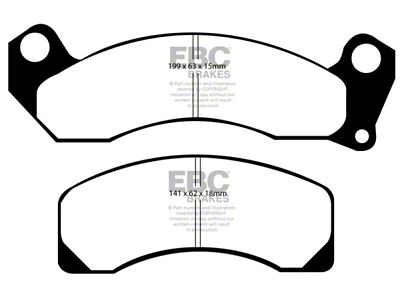 EBC Brakes Yellowstuff Brake Pad Sets Front & Rear - DP41166R