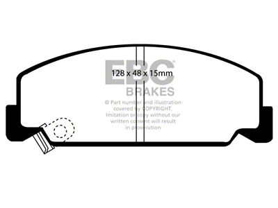 EBC Brakes Ultimax2 Brake Pad Sets Fronts Only - UD273