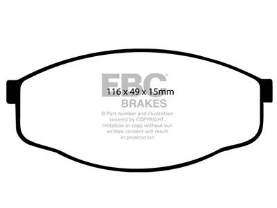 EBC Brakes Greenstuff Brake Pad Sets Fronts Only - DP6419