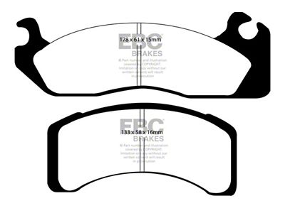 EBC Brakes Ultimax2 Brake Pad Sets Fronts Only - UD310