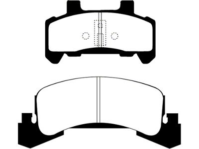 EBC Brakes 85-87 Buick Skyhawk 1.8 Turbo Yellowstuff Front Brake Pads