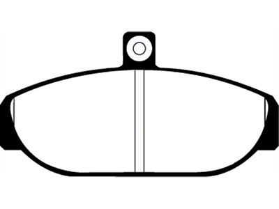 EBC Brakes 85-93 Volvo 740 2.1 Girling Redstuff Front Brake Pads