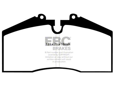 EBC Brakes Greenstuff Brake Pad Sets Fronts Only - DP2767
