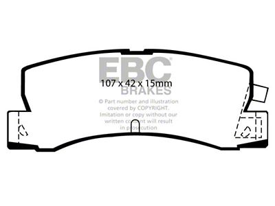 EBC Brakes Redstuff Brake Pad Sets Rears Only - DP3629C