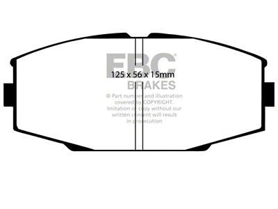 EBC Brakes Greenstuff Brake Pad Sets Fronts Only - DP2610