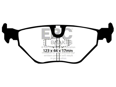 EBC Brakes Redstuff Brake Pad Sets Rears Only - DP3690C