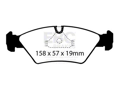 EBC Brakes Bluestuff Brake Pad Sets Fronts Only - DP5414NDX