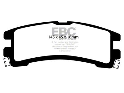 EBC Brakes Greenstuff Brake Pad Sets Rears Only - DP61000