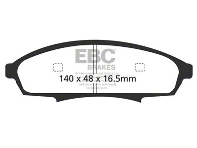 EBC Brakes Redstuff Brake Pad Sets Fronts Only - DP31252C