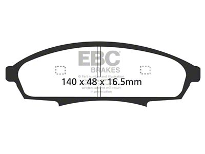 EBC Brakes Yellowstuff Brake Pad Sets Fronts Only - DP41252R