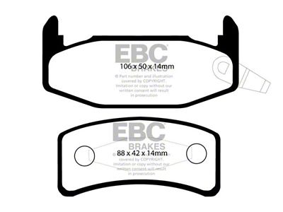 EBC Brakes Yellowstuff Brake Pad Sets Rears Only - DP4978R