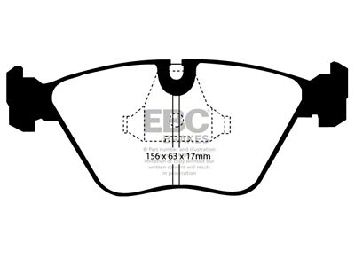 EBC Brakes Yellowstuff Brake Pad Sets Fronts Only - DP4689/2R