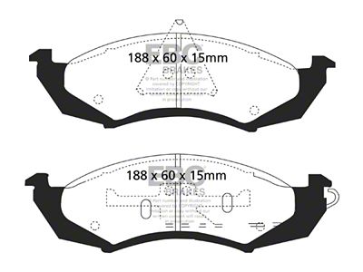 EBC Brakes Redstuff Brake Pad Sets Fronts Only - DP31180C