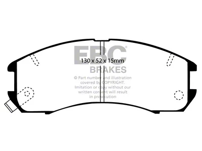 EBC Brakes Redstuff Brake Pad Sets Fronts Only - DP3705C