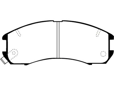 EBC Brakes 89-92 Ford Probe 2.2 Yellowstuff Front Brake Pads