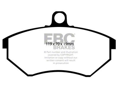 EBC Brakes Redstuff Brake Pad Sets Fronts Only - DP3841/2C