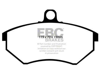 EBC Brakes Yellowstuff Brake Pad Sets Fronts Only - DP4841/2R