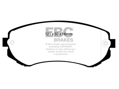 EBC Brakes Redstuff Brake Pad Sets Fronts Only - DP31279C