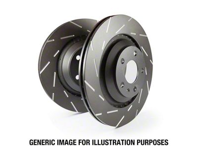 EBC Brakes Slotted Rotor Sets Rears Only - USR694