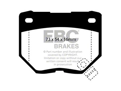 EBC Brakes Redstuff Brake Pad Sets Rears Only - DP3826C
