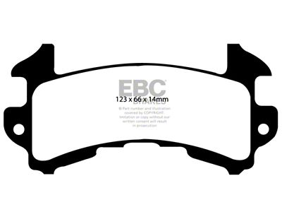 EBC Brakes Greenstuff Brake Pad Sets Fronts Only - DP61146