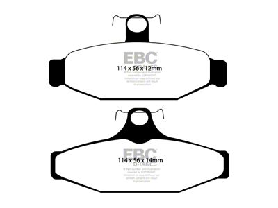 EBC Brakes Redstuff Brake Pad Sets Rears Only - DP31167C