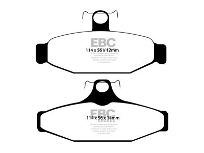 EBC Brakes Bluestuff Brake Pad Sets Rears Only - DP51167NDX