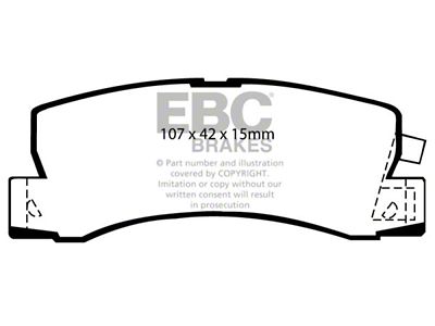 EBC Brakes Redstuff Brake Pad Sets Rears Only - DP3628C