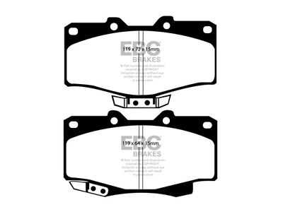 EBC Brakes Greenstuff Brake Pad Sets Fronts Only - DP6807