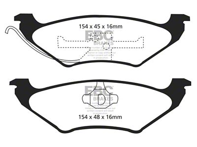EBC Brakes Greenstuff Brake Pad Sets Rears Only - DP21625