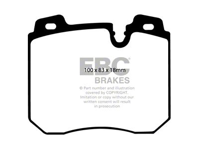 EBC Brakes Yellowstuff Brake Pad Sets Fronts Only - DP4886R