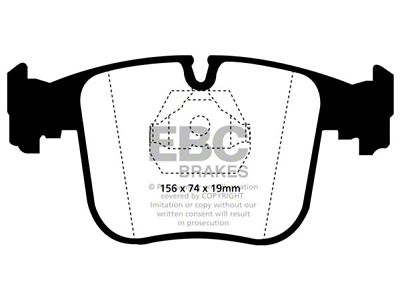 EBC Brakes Yellowstuff Brake Pad Sets Fronts Only - DP4870R
