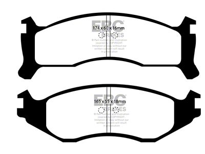 EBC Brakes Ultimax2 Brake Pad Sets Fronts Only - UD521