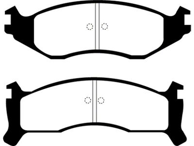EBC Brakes 91-93 Chrysler Fifth Avenue 3.8 Yellowstuff Front Brake Pads