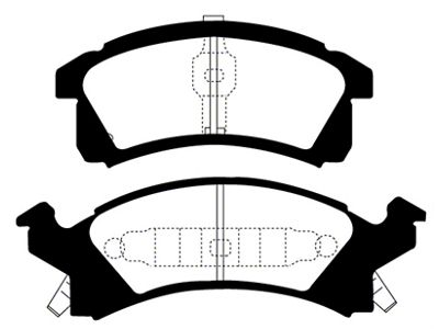 EBC Brakes 91-95 Buick Skylark 2.3 Greenstuff Front Brake Pads