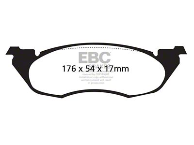 EBC Brakes Yellowstuff Brake Pad Sets Fronts Only - DP41632R