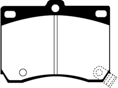 EBC Brakes 91-96 Ford Escort 1.8 Redstuff Front Brake Pads
