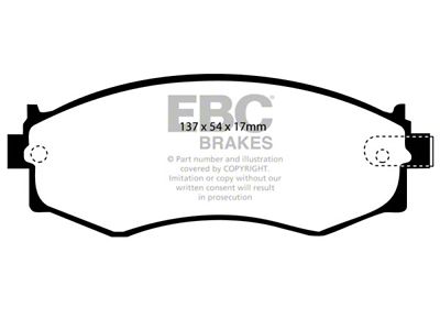 EBC Brakes Ultimax2 Brake Pad Sets Fronts Only - UD485