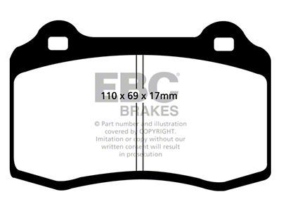 EBC Brakes Bluestuff Brake Pad Sets Fronts Only - DP51031NDX