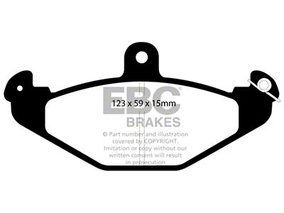 EBC Brakes Bluestuff Brake Pad Sets Rears Only - DP5885NDX