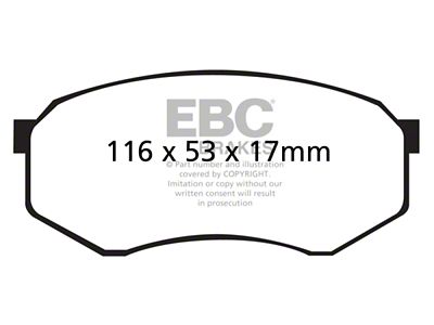 EBC Brakes Greenstuff Brake Pad Sets Fronts Only - DP61317