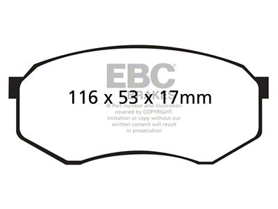 EBC Brakes Yellowstuff Brake Pad Sets Fronts Only - DP41317R